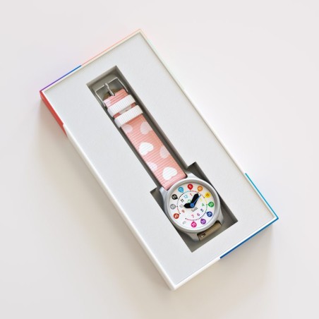 Nombres Coeurs - : La montre pédagogique qui apprend l'heure à vos enfants - Twistiti