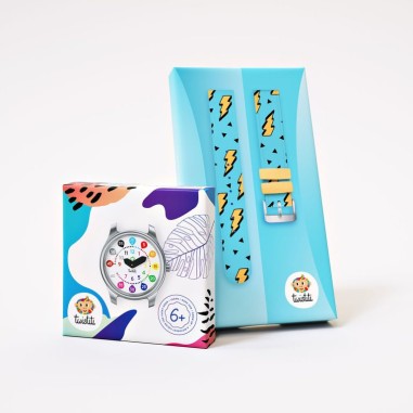 Nombres Thunderstorm - : La montre pédagogique qui apprend l'heure à vos enfants - Twistiti