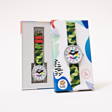 Animaux Jungle - : La montre pédagogique qui apprend l'heure à vos enfants - Twistiti