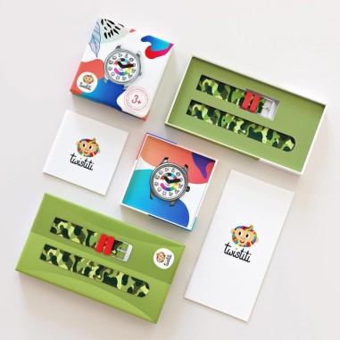 Animaux Jungle - : La montre pédagogique qui apprend l'heure à vos enfants - Twistiti