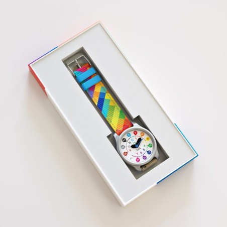 Nombres Arlequin - : La montre pédagogique qui apprend l'heure à vos enfants - Twistiti