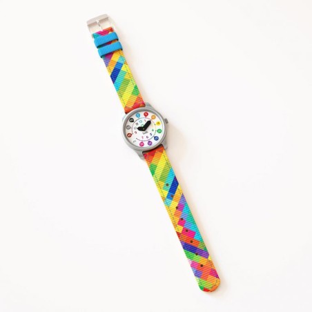 Nombres Arlequin - : La montre pédagogique qui apprend l'heure à vos enfants - Twistiti