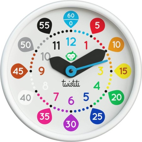 Horloge Nombres - : La montre pédagogique qui apprend l'heure à vos enfants - Twistiti