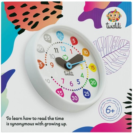 Horloge Nombres - : La montre pédagogique qui apprend l'heure à vos enfants - Twistiti