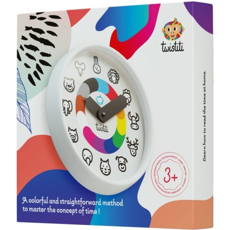 Horloge Animaux - : La montre pédagogique qui apprend l'heure à vos enfants - Twistiti