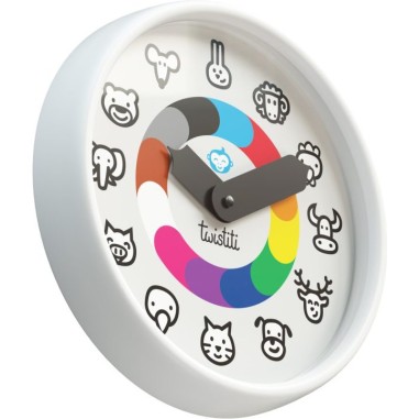Horloge Animaux - : La montre pédagogique qui apprend l'heure à vos enfants - Twistiti