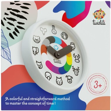 Horloge Animaux - : La montre pédagogique qui apprend l'heure à vos enfants - Twistiti