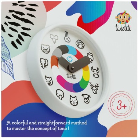 Horloge Animaux - : La montre pédagogique qui apprend l'heure à vos enfants - Twistiti