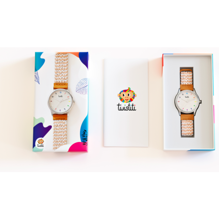 Montre Nombres 9+ Rose - : La montre pédagogique qui apprend l'heure à vos enfants - Twistiti
