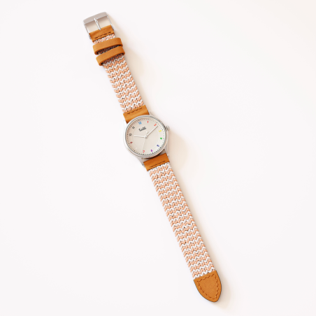 Montre Nombres 9+ Rose - : La montre pédagogique qui apprend l'heure à vos enfants - Twistiti