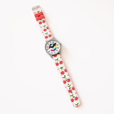 Montre Animaux Cerise : La montre pédagogique qui apprend l'heure à vos enfants - Twistiti
