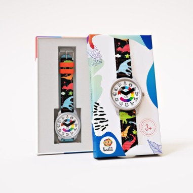 Animaux Dino - : La montre pédagogique qui apprend l'heure à vos enfants - Twistiti