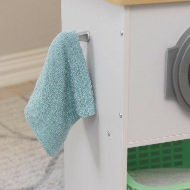 KidKraft - Cuisine en bois et buanderie enfant Whisk & Wash