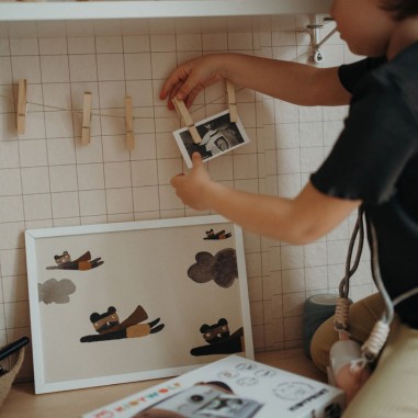 Kidyroll x 5 rouleaux de papier autocollant Kidyprint - Kidywolf