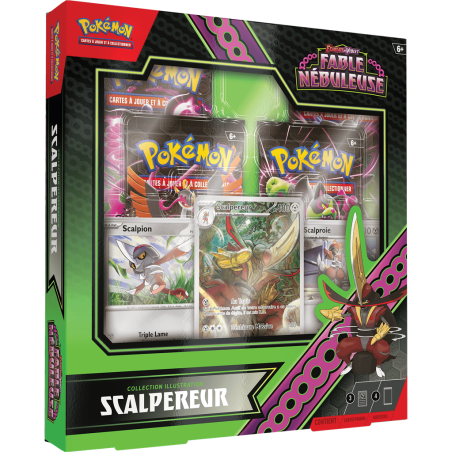 EV65: Pokemon Coffret Illustration Scalpereur - Jeux de cartes - Pokémon