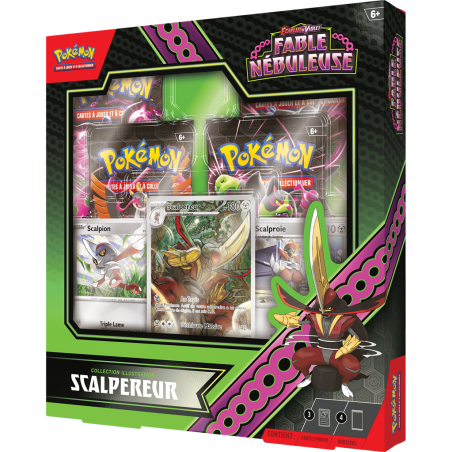 EV65: Pokemon Coffret Illustration Scalpereur - Jeux de cartes - Pokémon