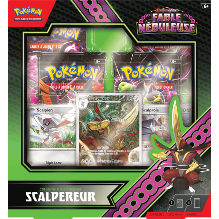 EV65: Pokemon Coffret Illustration Scalpereur - Jeux de cartes - Pokémon