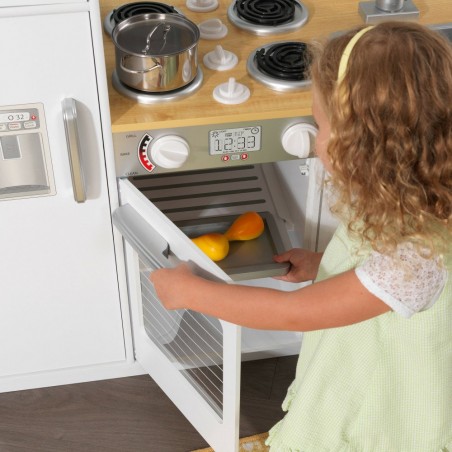 Cuisine enfant en bois Uptown White - KidKraft
