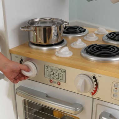 Cuisine enfant en bois Uptown White - KidKraft