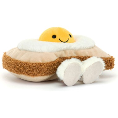 Peluche Egglantine Egg On Toast - Oeuf sur Toast - Jellycat