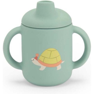 Set vaisselle silicone Trois Petits Lapins - Moulin Roty