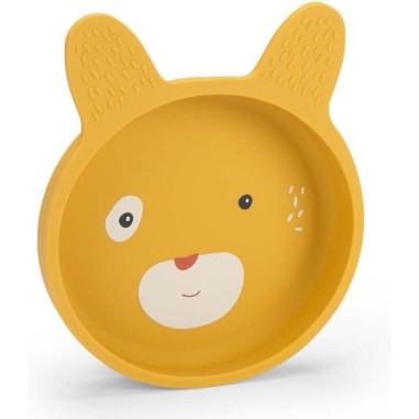 Set vaisselle silicone Trois Petits Lapins - Moulin Roty