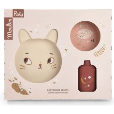 Set vaisselle silicone Après la pluie - Moulin Roty 2