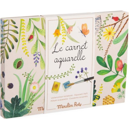 Carnet aquarelle Le Jardin du Moulin - Moulin Roty