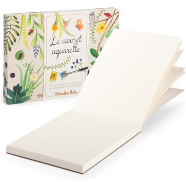 Carnet aquarelle Le Jardin du Moulin - Moulin Roty