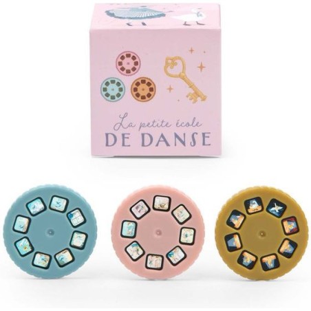 3 disques à histoires La Petite École de Danse - Moulin Roty