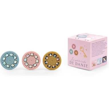 3 disques à histoires La Petite École de Danse - Moulin Roty