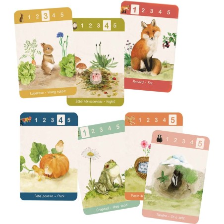 Jeu de 7 familles Le Jardin - Moulin Roty