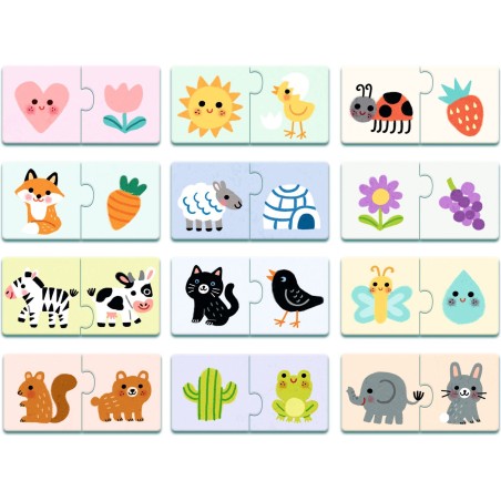 Puzzle Duo Couleurs - Djeco