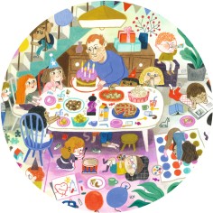 La fête d'anniversaire - 54pcs - Djeco 2