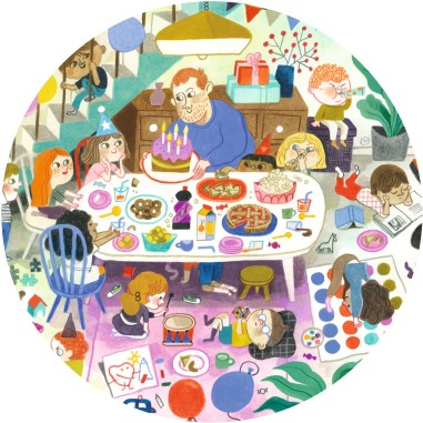 La fête d'anniversaire - 54pcs - Djeco