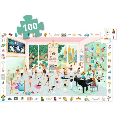 Puzzle L'école de danse - 100 pcs - Djeco