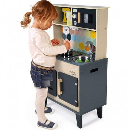 Cuisine en bois pour enfant Mosaïc - Janod