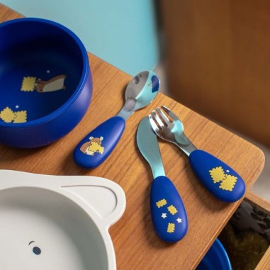 Set vaisselle silicone Puce & Pilou - Puce & Pilou - Moulin Roty