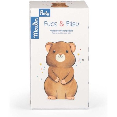 Veilleuse hamster Puce & Pilou - Puce & Pilou - Moulin Roty