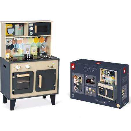 Cuisine en bois pour enfant Mosaïc - Janod