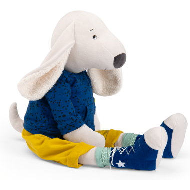 Peluche Chien Pilou géant Puce & Pilou - Puce & Pilou - Moulin Roty