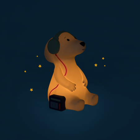 Lampe veilleuse chien Puce & Pilou - Puce & Pilou - Moulin Roty