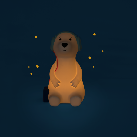 Lampe veilleuse chien Puce & Pilou - Puce & Pilou - Moulin Roty
