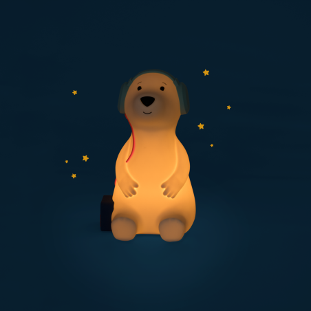 Lampe veilleuse chien Puce & Pilou - Puce & Pilou - Moulin Roty