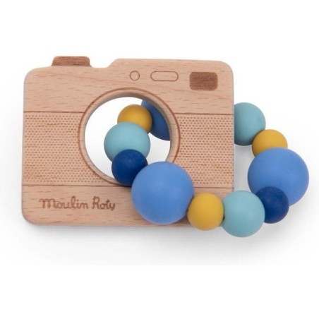 Hochet anneau de dentition appareil photo Puce & Pilou - Puce & Pilou - Moulin Roty