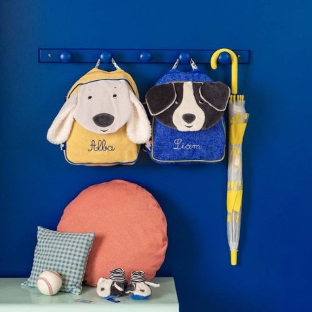 Chaussons chien Puce bleu Puce & Pilou - Puce & Pilou - Moulin Roty