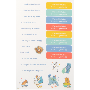 Toise carnet Puce & Pilou - Cadeau de naissance - Puce & Pilou - Moulin Roty