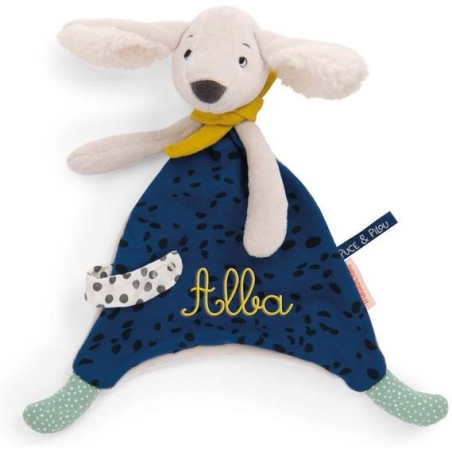 Doudou Pilou bleu Puce & Pilou - Puce & Pilou - Moulin Roty