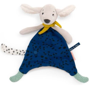 Doudou Pilou bleu Puce & Pilou - Puce & Pilou - Moulin Roty