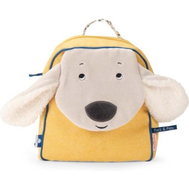 Sac à dos Pilou jaune Puce & Pilou - Puce & Pilou - Moulin Roty